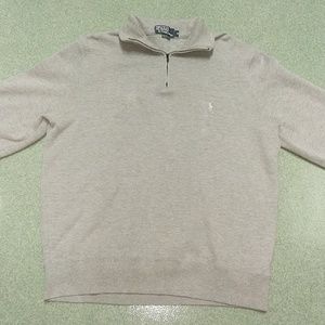 Polo sweatshirt collared